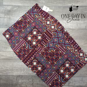 june & hudson Tribal Pencil Skirt Size XL